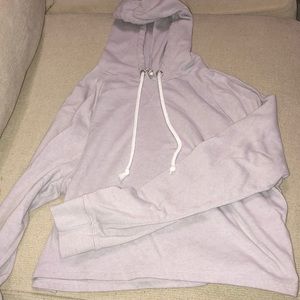 Lilac cropped sweatshirt